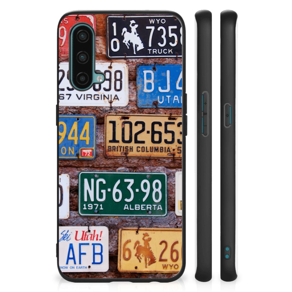 OnePlus Nord CE 5G Silicone Back Case Kentekenplaten