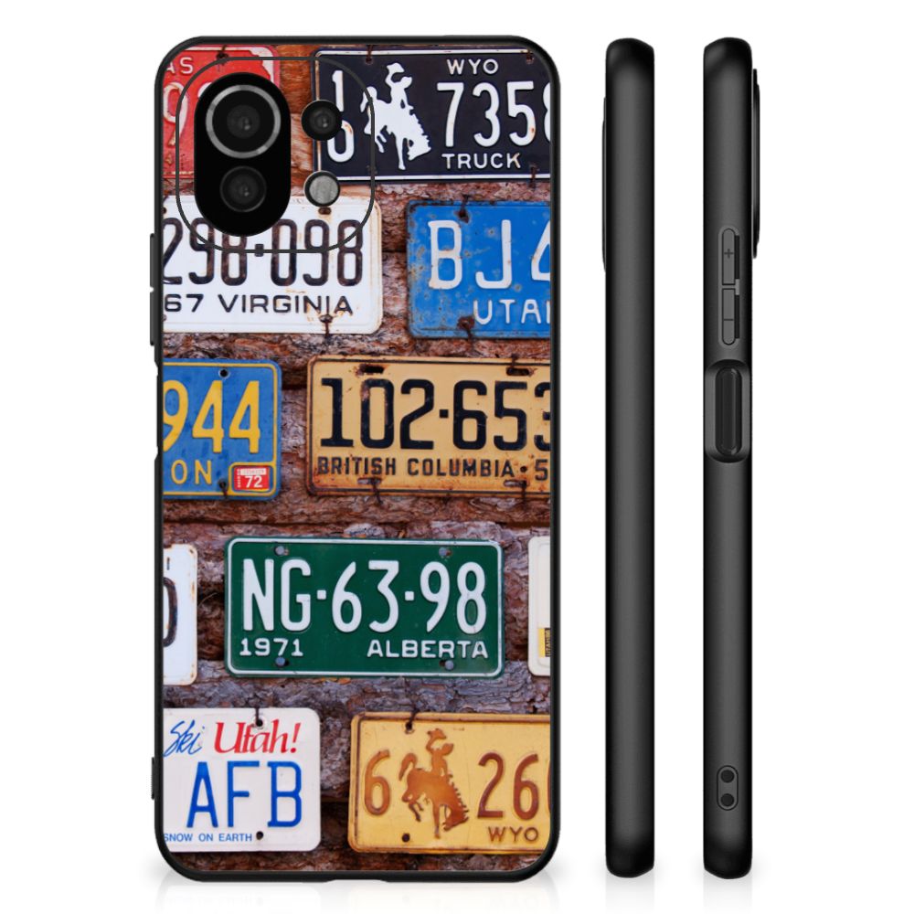 Xiaomi 11 Lite 5G NE | Mi 11 Lite Silicone Back Case Kentekenplaten