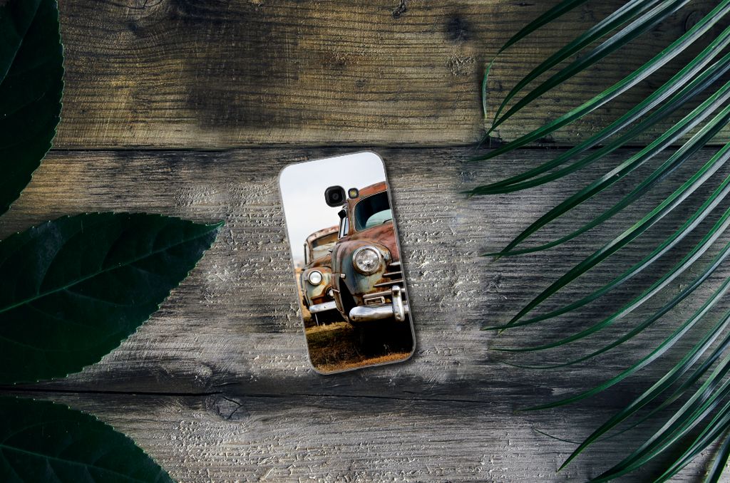 Samsung Galaxy Xcover 4 | Xcover 4s Siliconen Hoesje met foto Vintage Auto
