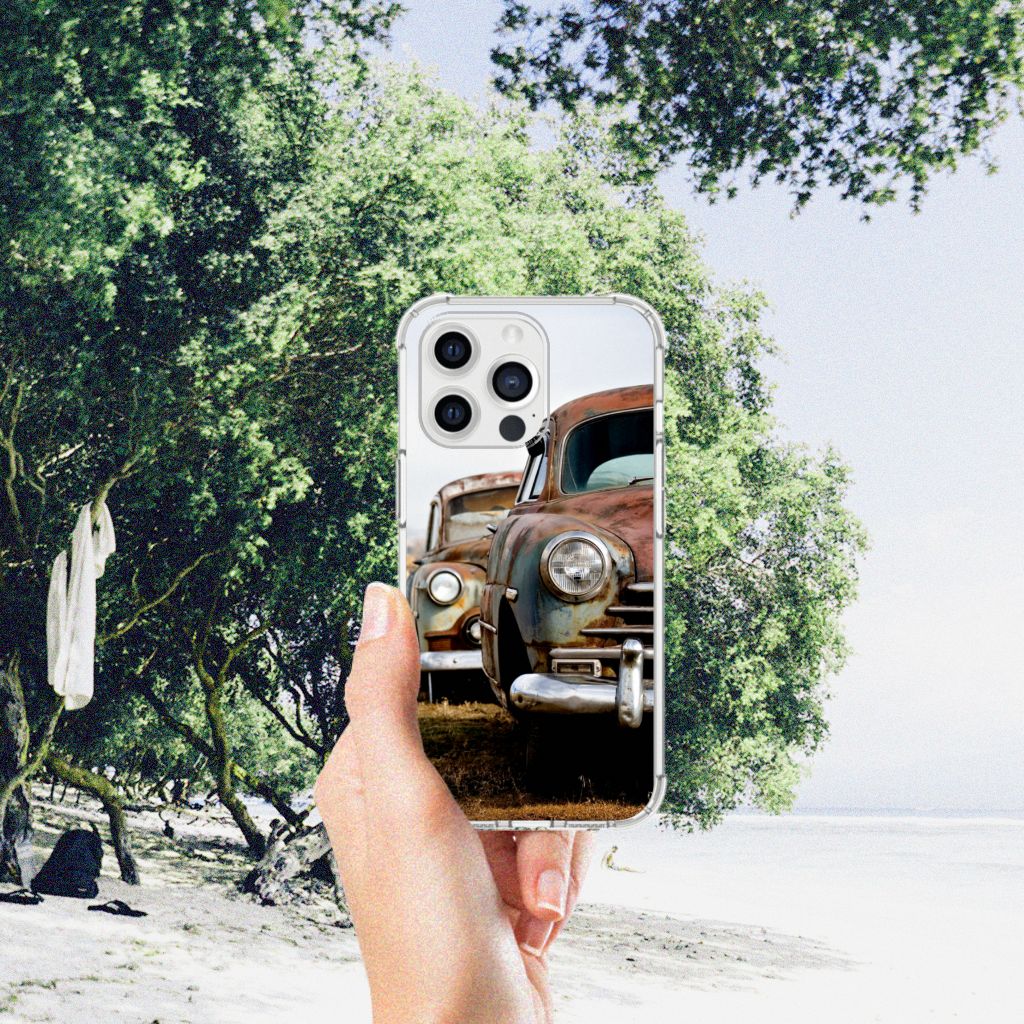 iPhone 13 Pro Max Anti-shock Hoesje met foto Vintage Auto
