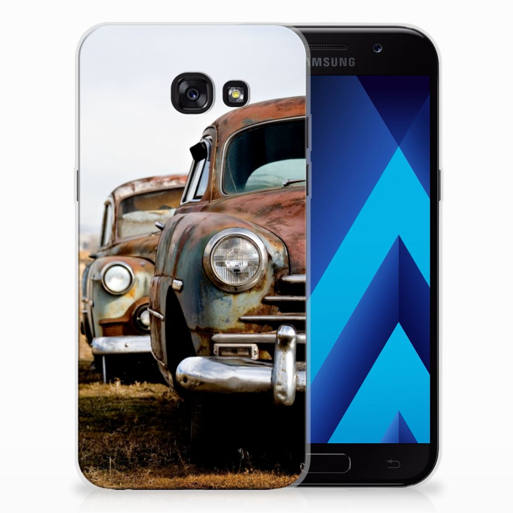 Samsung Galaxy A5 2017 Siliconen Hoesje met foto Vintage Auto