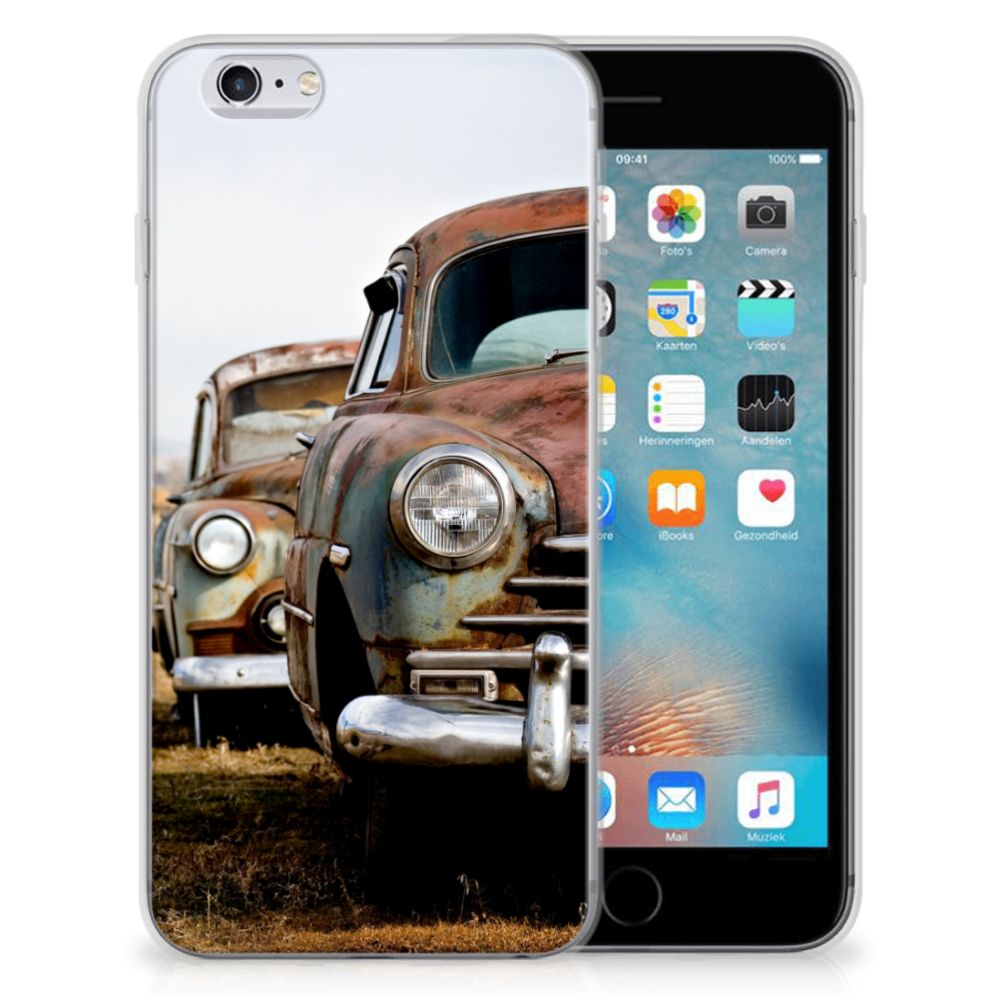Apple iPhone 6 | 6s Uniek TPU Hoesje Vintage Auto