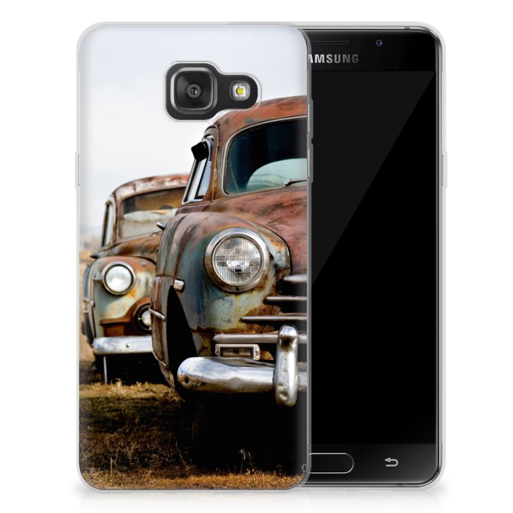 Samsung Galaxy A3 2016 Siliconen Hoesje met foto Vintage Auto