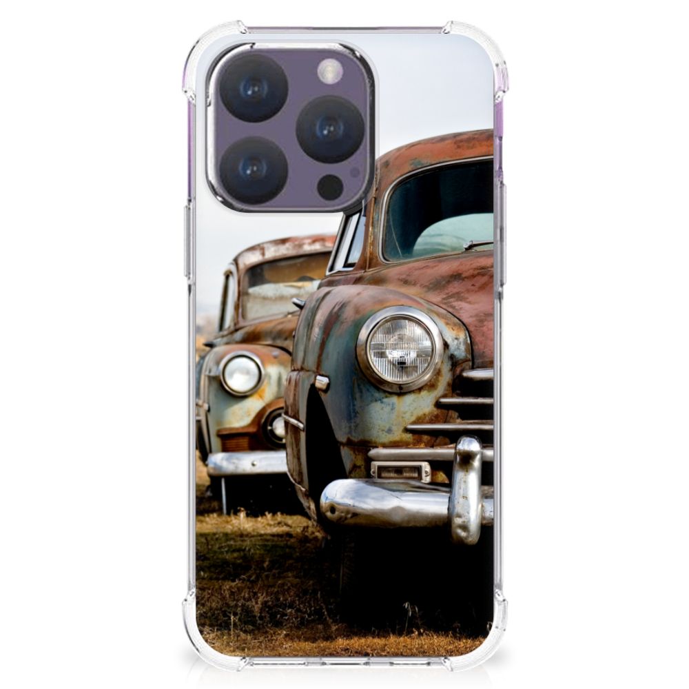 iPhone 15 Pro Anti-shock Hoesje met foto Vintage Auto