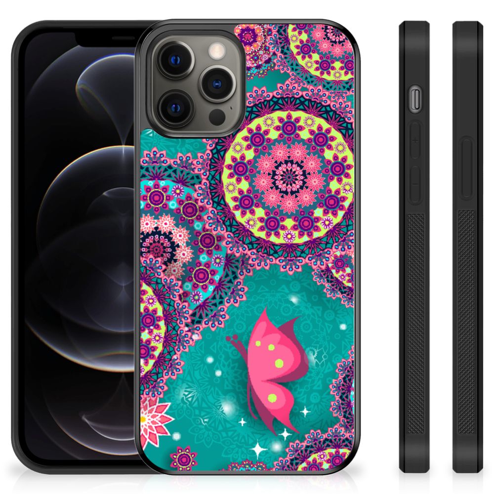 iPhone 12 Pro Max Case Cirkels en Vlinders