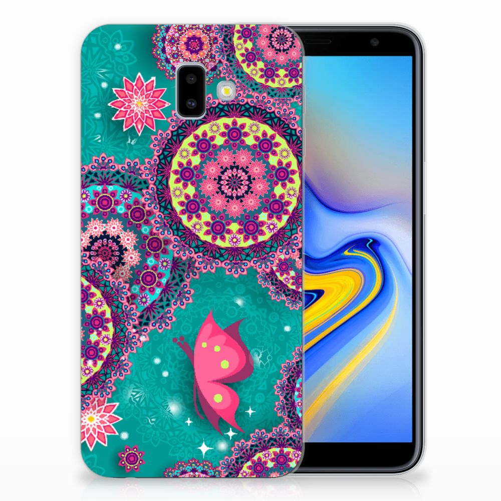 Samsung Galaxy J6 Plus (2018) Hoesje maken Cirkels en Vlinders