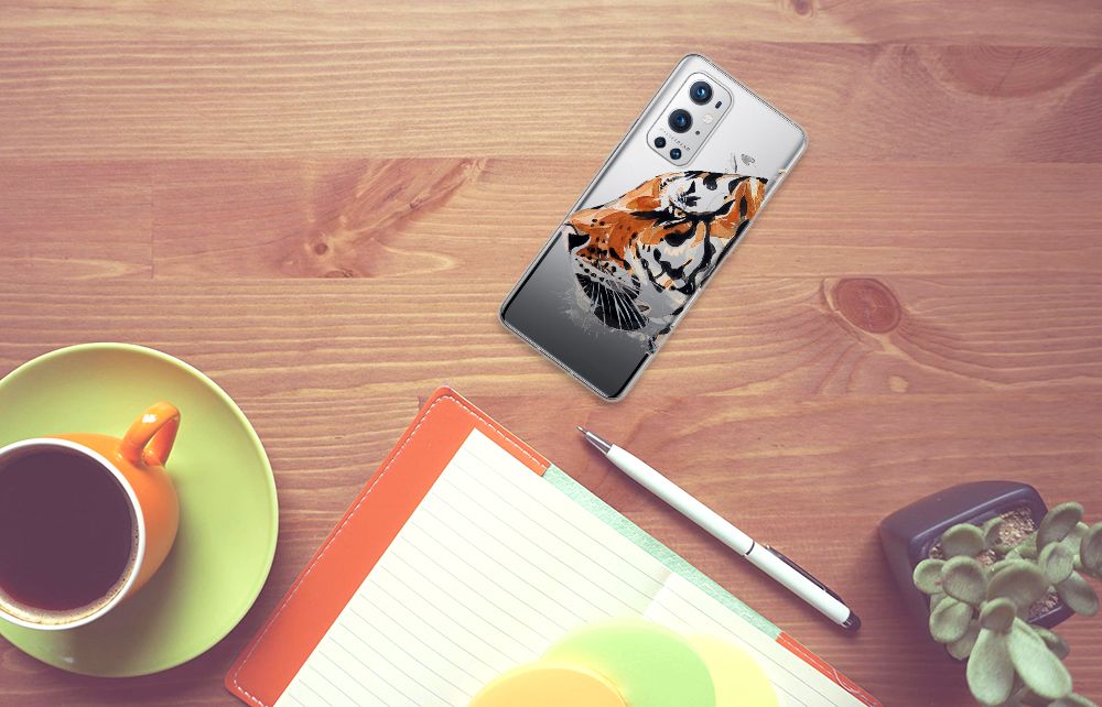 Hoesje maken OnePlus 9 Pro Watercolor Tiger