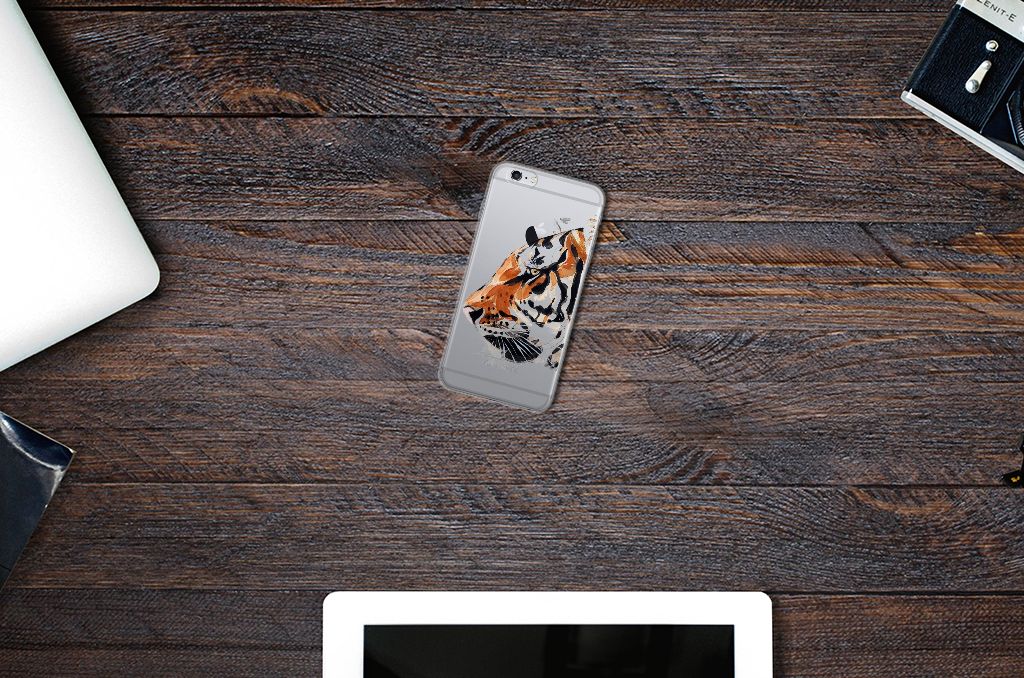 Hoesje maken Apple iPhone 6 | 6s Watercolor Tiger
