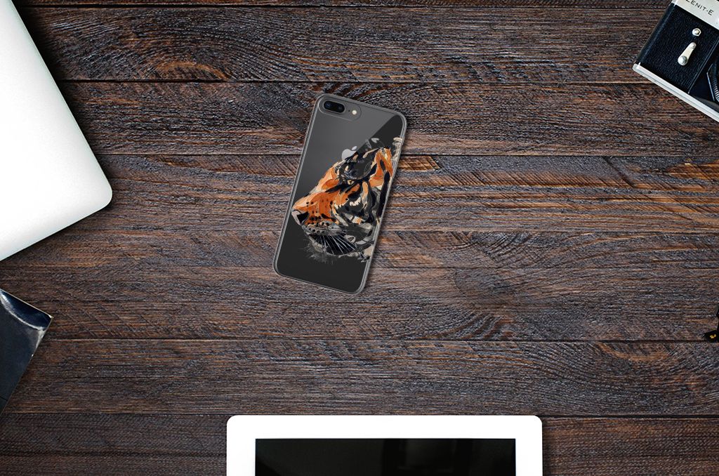 Hoesje maken Apple iPhone 7 Plus | 8 Plus Watercolor Tiger