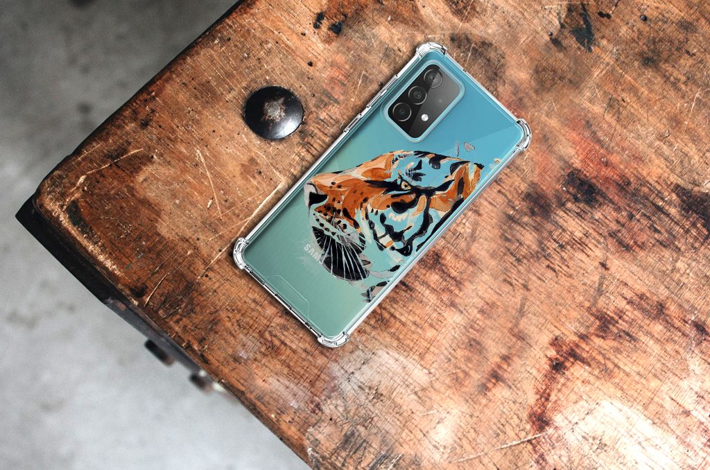 Back Cover Samsung Galaxy A52 4G/5G Watercolor Tiger