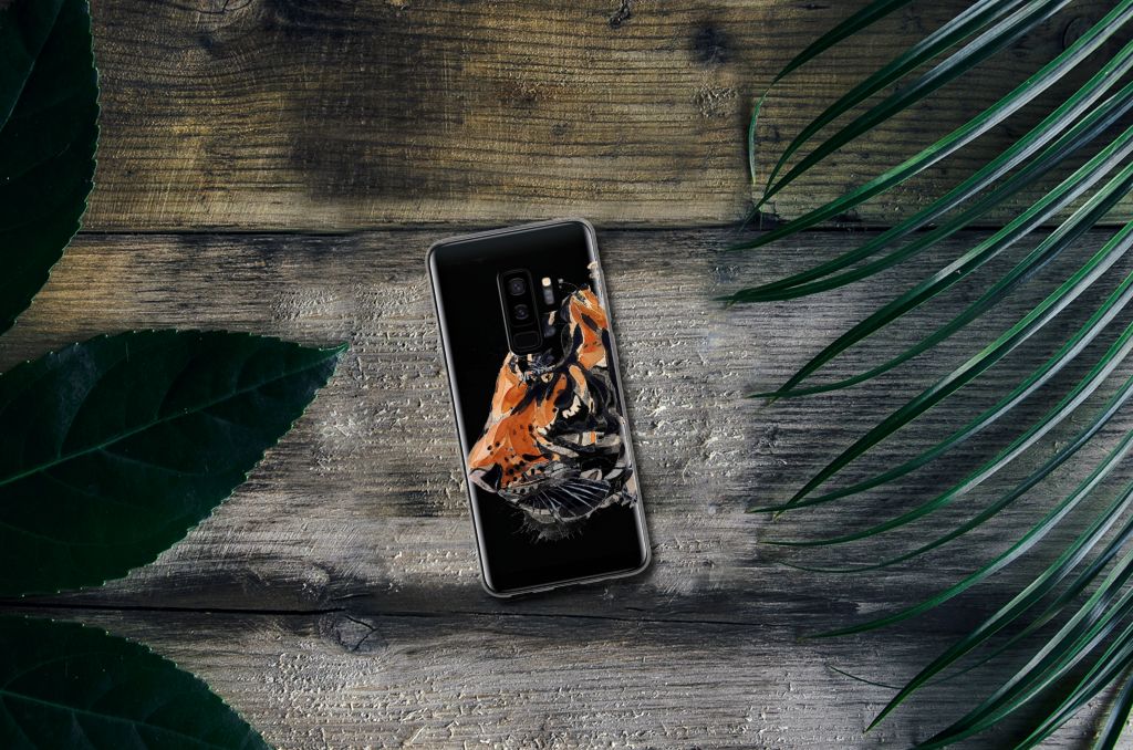 Hoesje maken Samsung Galaxy S9 Plus Watercolor Tiger