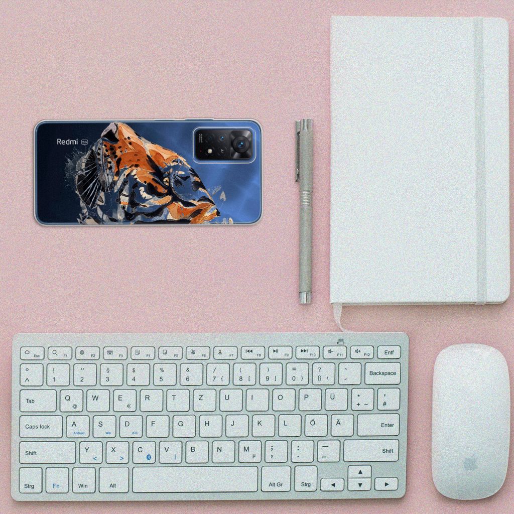 Hoesje maken Xiaomi Redmi Note 11 Pro 5G Watercolor Tiger