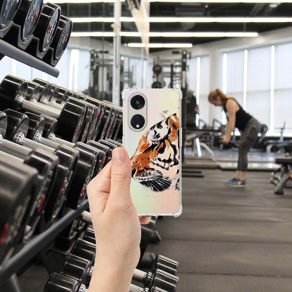 Back Cover OPPO A98 Watercolor Tiger