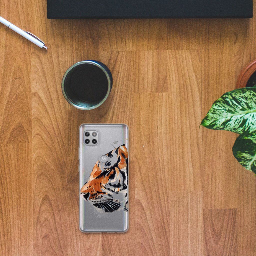 Hoesje maken Motorola Moto G 5G Watercolor Tiger