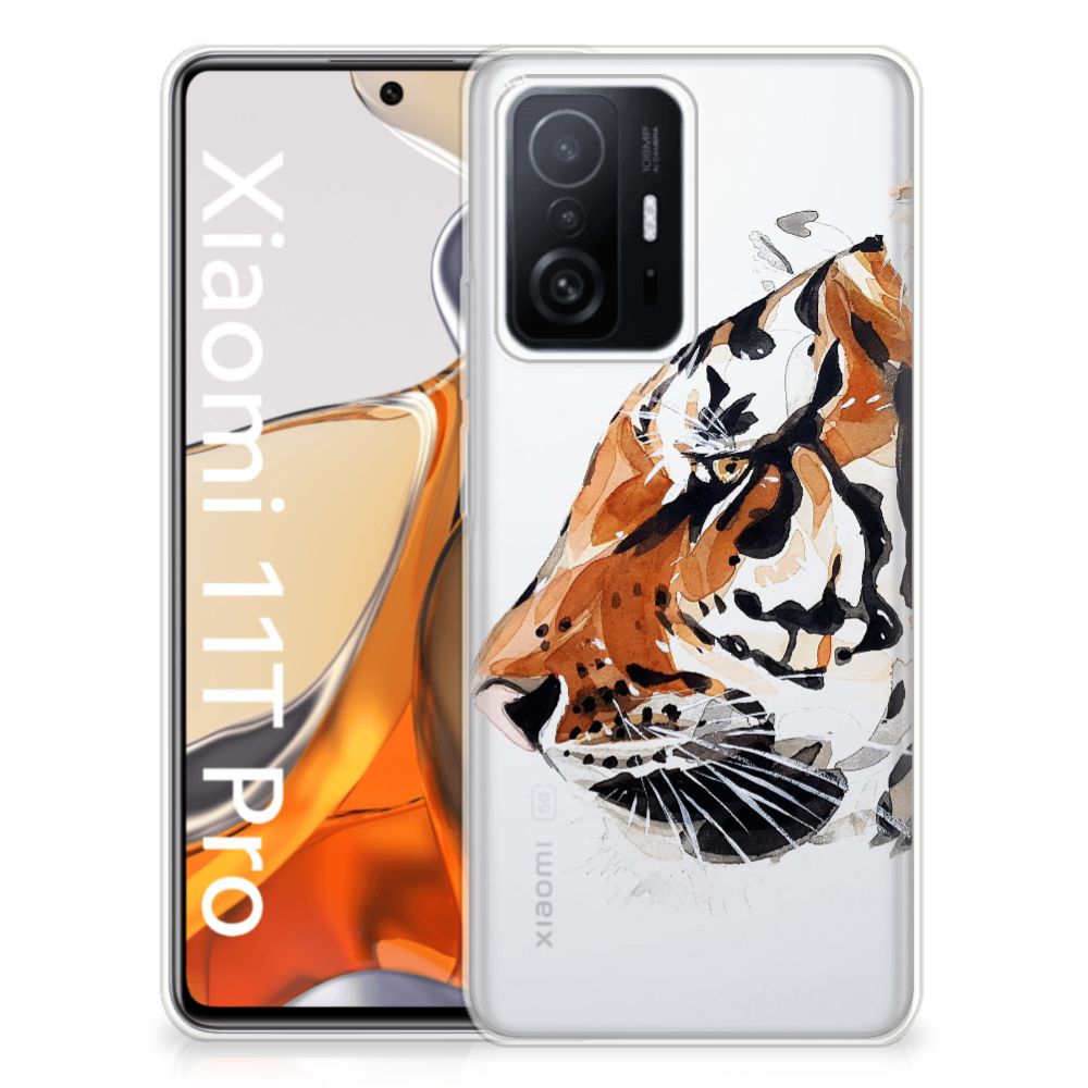 Hoesje maken Xiaomi 11T | 11T Pro Watercolor Tiger