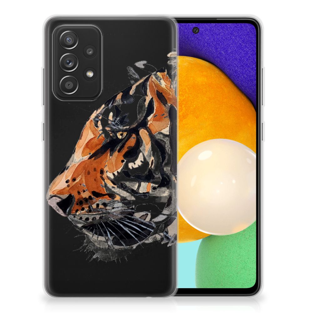Hoesje maken Samsung Galaxy A52 (5G/4G) Watercolor Tiger