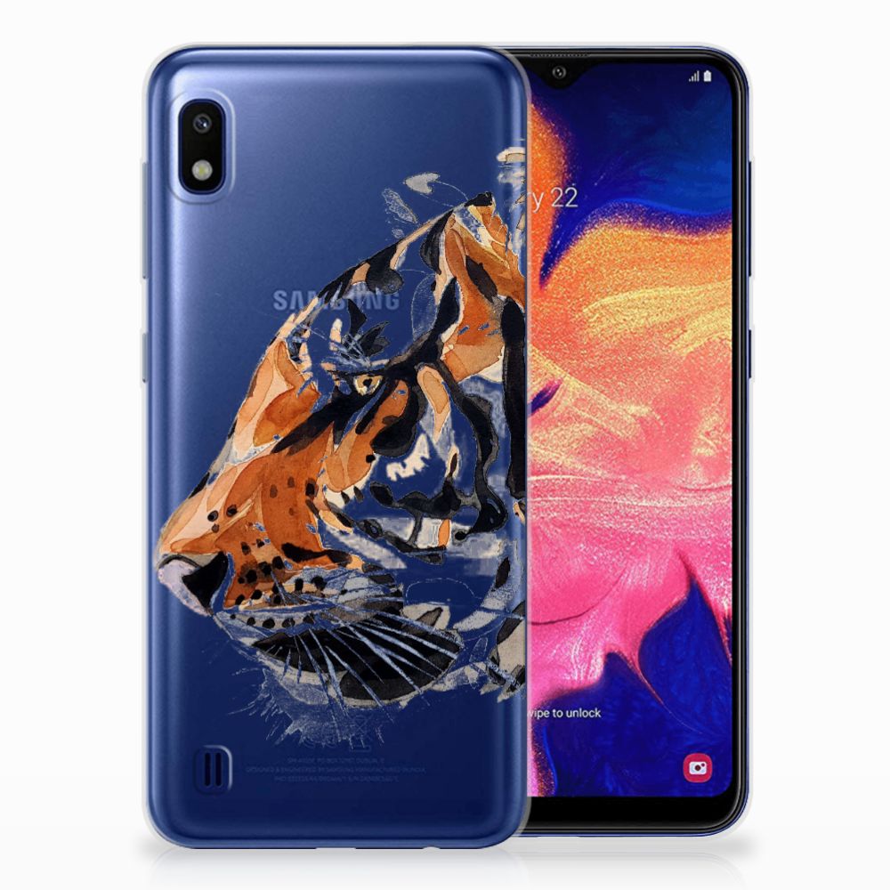 Hoesje maken Samsung Galaxy A10 Watercolor Tiger
