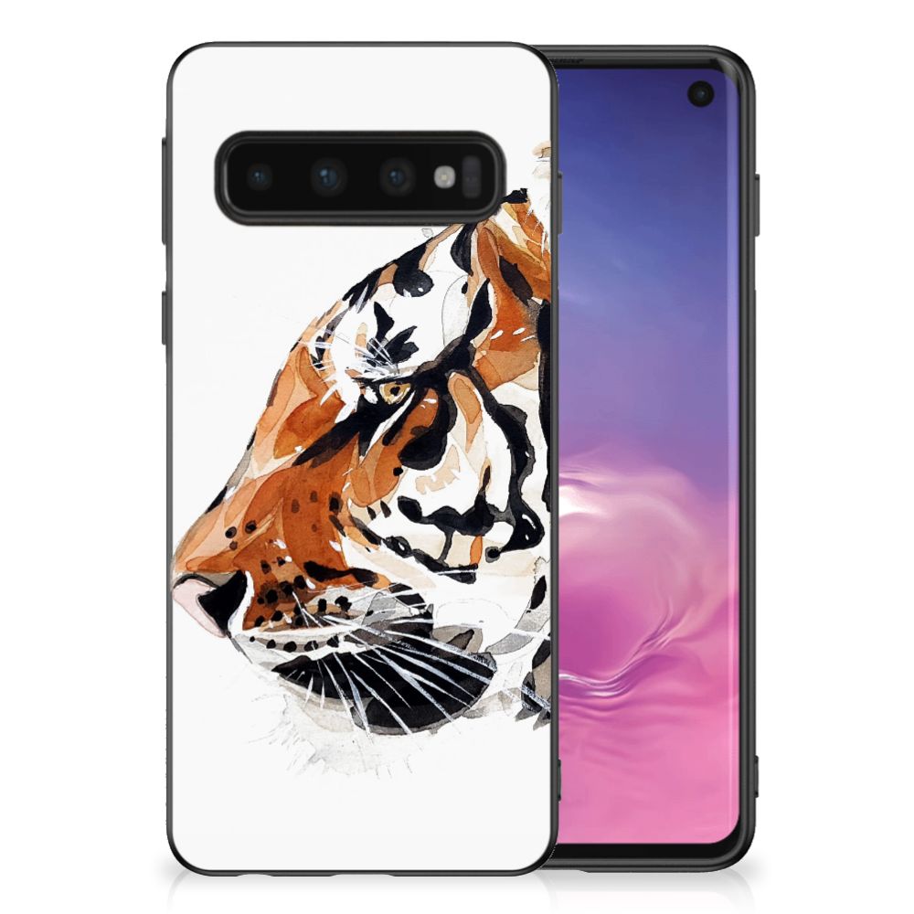 Case Samsung Galaxy S10 Watercolor Tiger