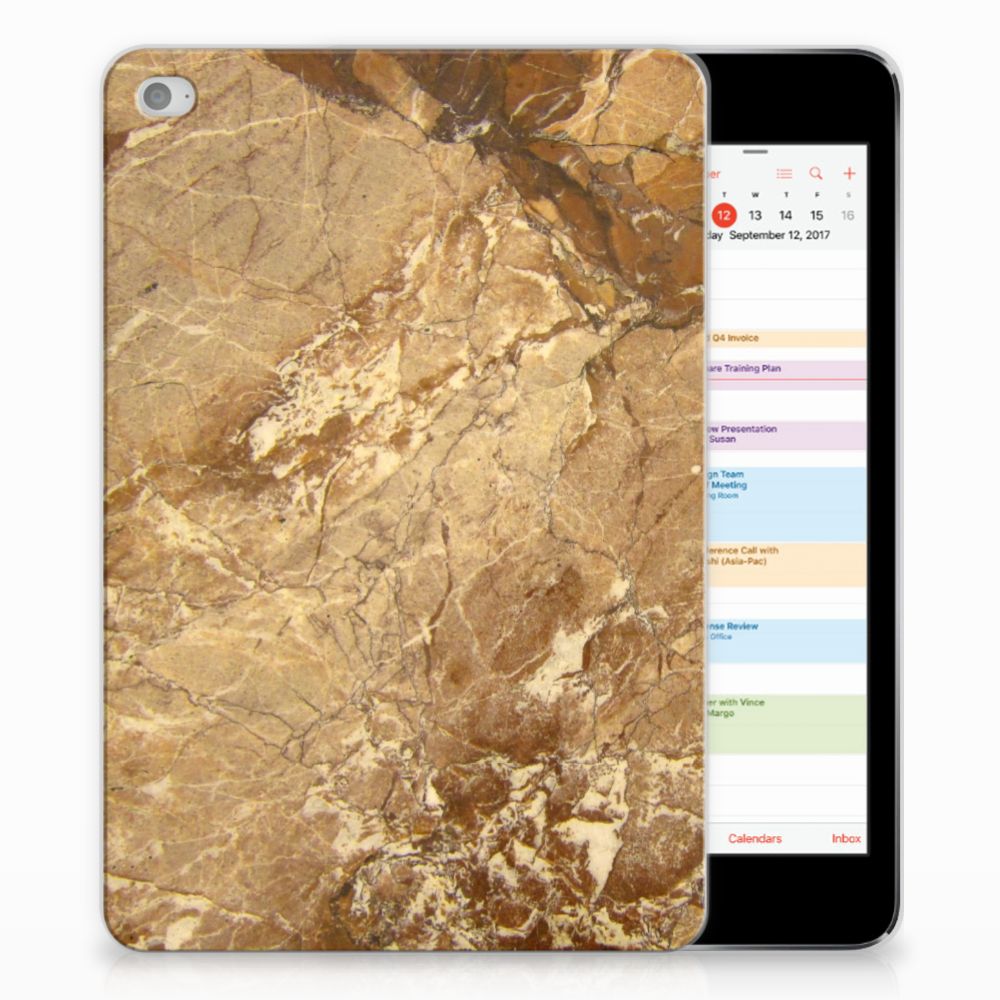 Apple iPad Mini 4 | Mini 5 (2019) Tablet Back Cover Marmer Creme
