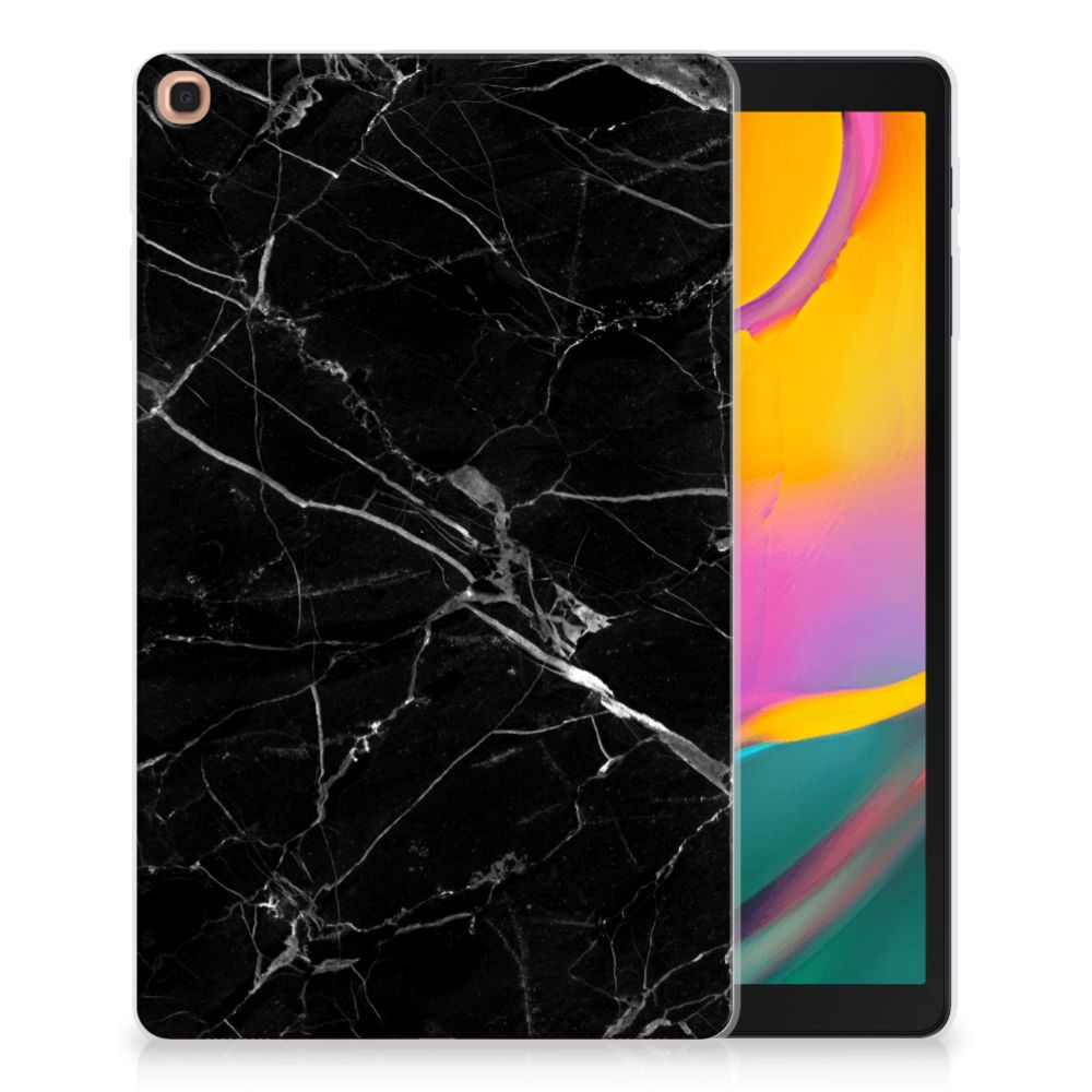 Samsung Galaxy Tab A 10.1 (2019) Uniek Tablethoesje Marmer Zwart