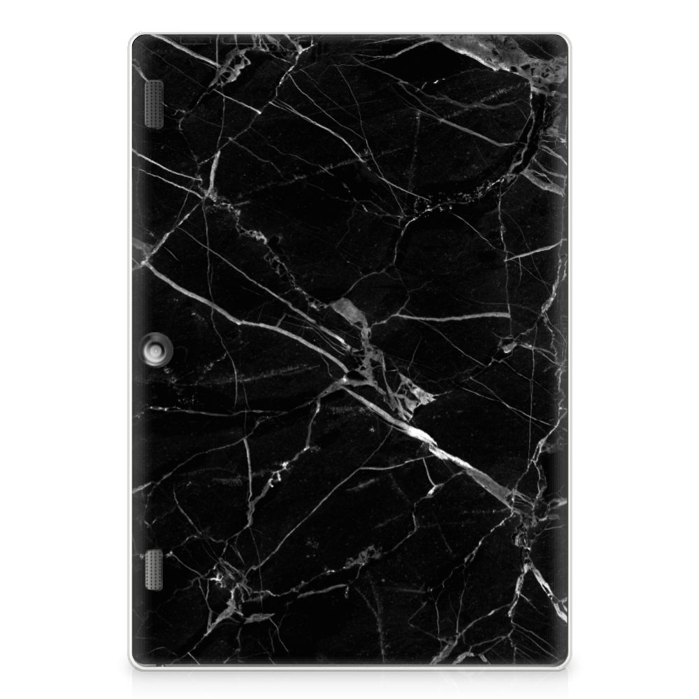 Lenovo Tab 10 | Tab 2 A10-30 Tablet Back Cover Marmer Zwart - Origineel Cadeau Vader