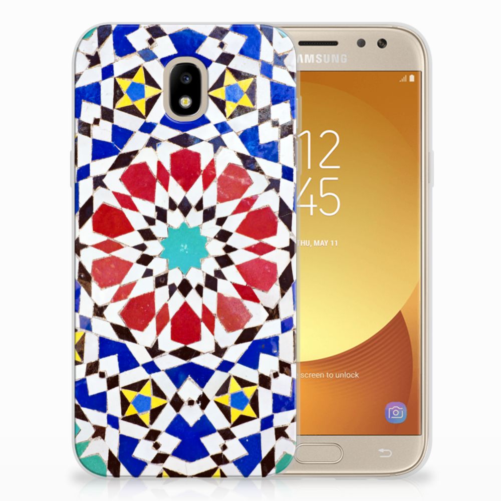 Samsung Galaxy J5 2017 TPU Siliconen Hoesje Mozaïek 