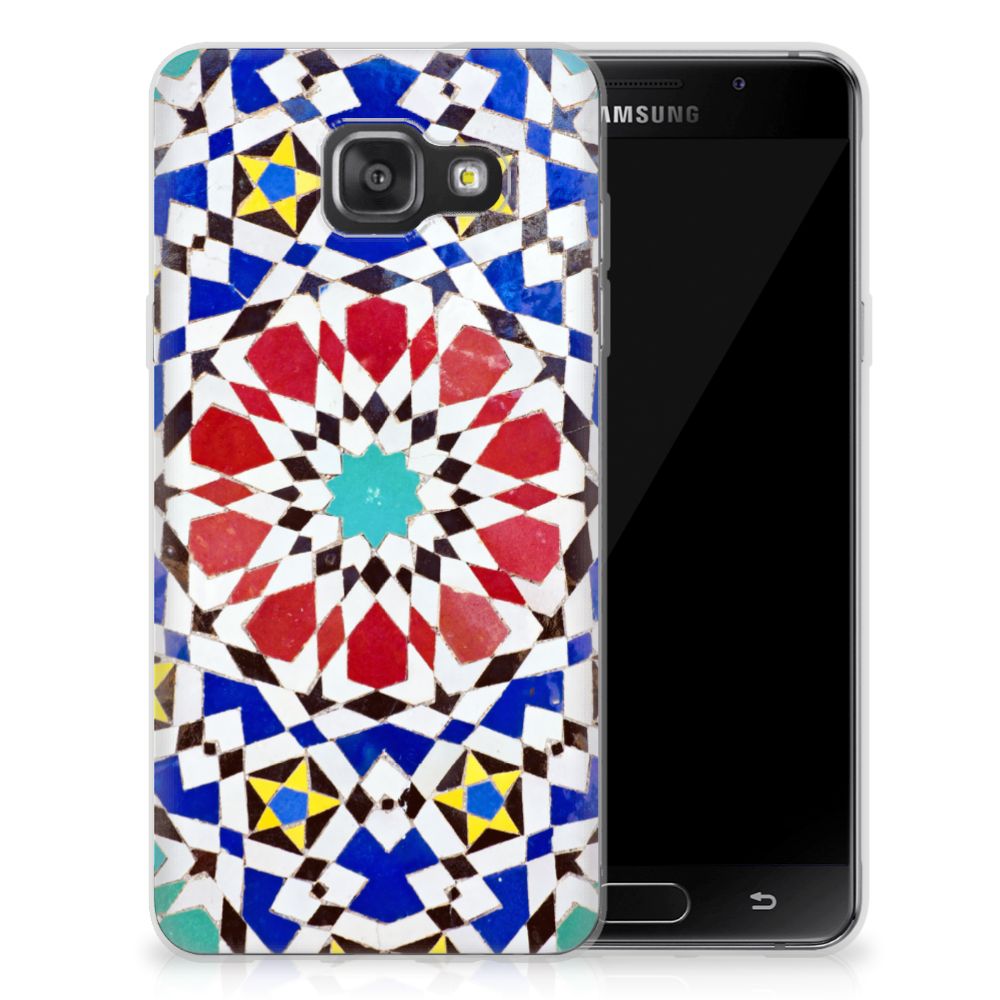 Samsung Galaxy A3 2016 TPU Siliconen Hoesje Mozaïek 