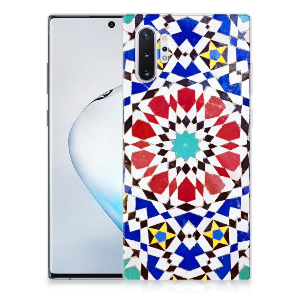 Samsung Galaxy Note 10 Plus TPU Siliconen Hoesje Mozaïek 