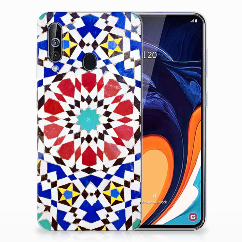 Samsung Galaxy A60 TPU Hoesje Design MozaÃ¯ek