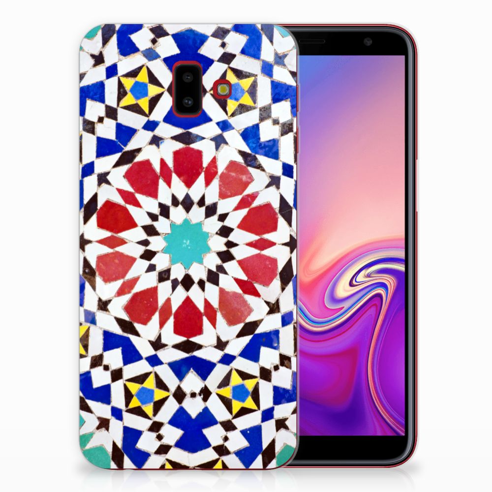 Samsung Galaxy J6 Plus (2018) TPU Siliconen Hoesje Mozaïek 
