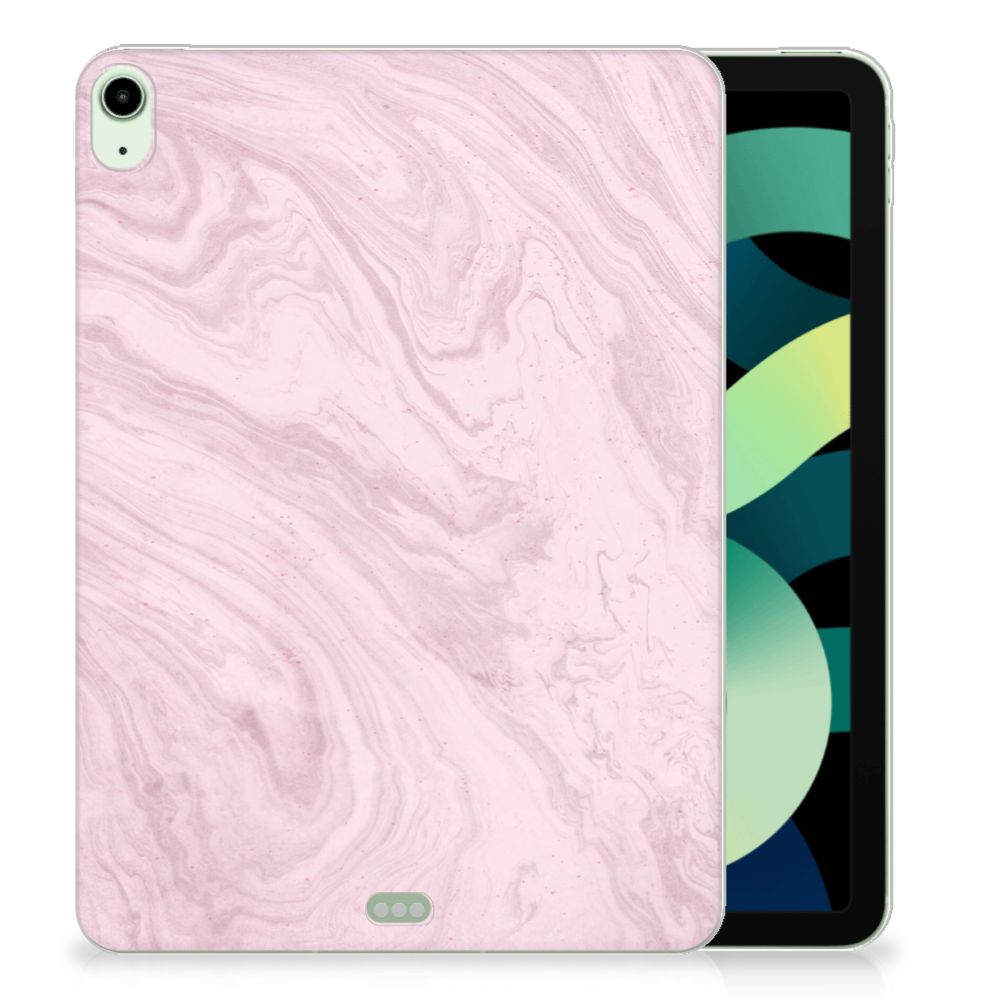 iPad Air (2020/2022) 10.9 inch Tablet Back Cover Marble Pink - Origineel Cadeau Vriendin