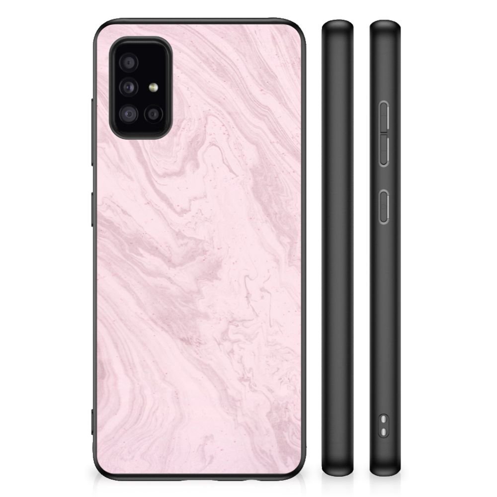 Samsung Galaxy A51 Gripcase Marble Pink - Origineel Cadeau Vriendin