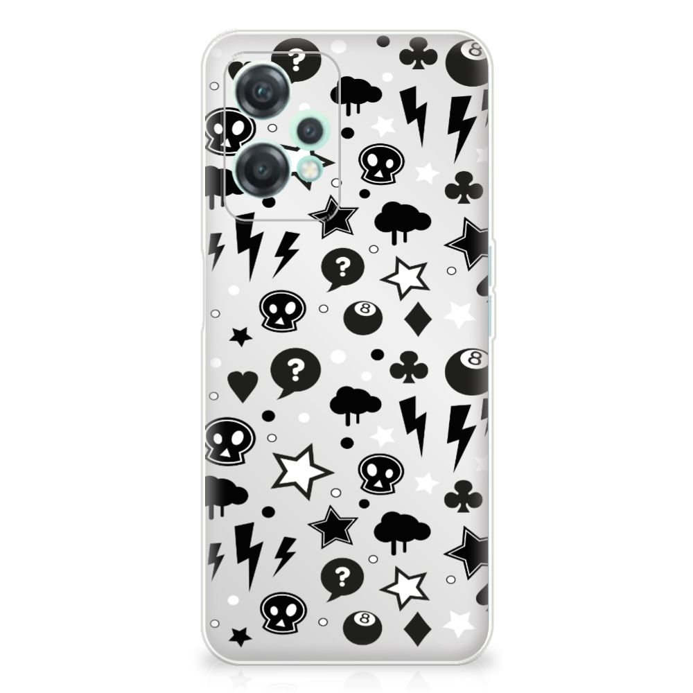 Silicone Back Case OnePlus Nord CE 2 Lite Silver Punk