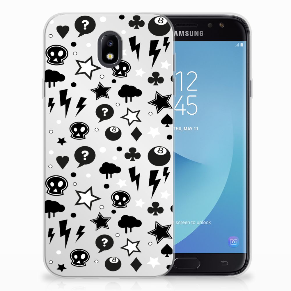 Silicone Back Case Samsung Galaxy J7 2017 | J7 Pro Silver Punk