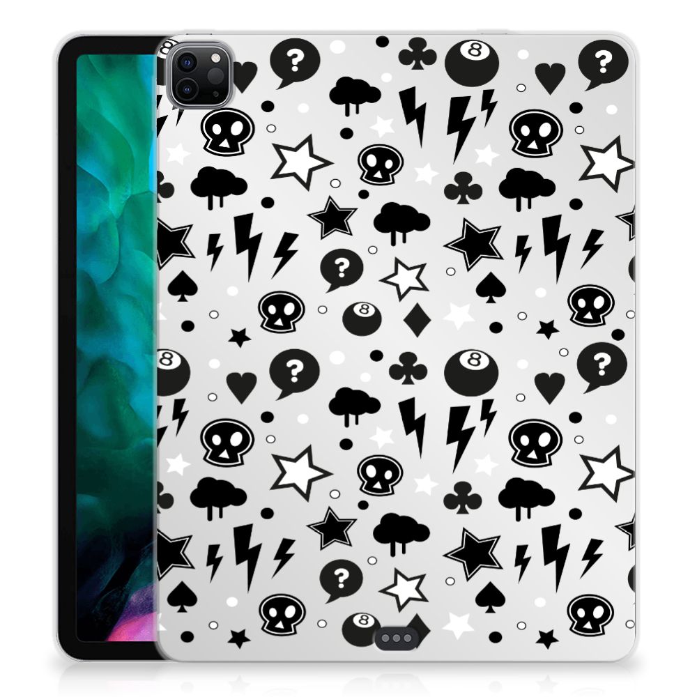 Tablet BackCover iPad Pro 12.9 (2020) Silver Punk