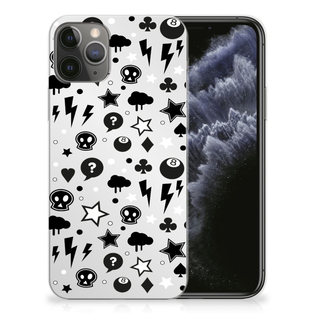 Silicone Back Case Apple iPhone 11 Pro Silver Punk