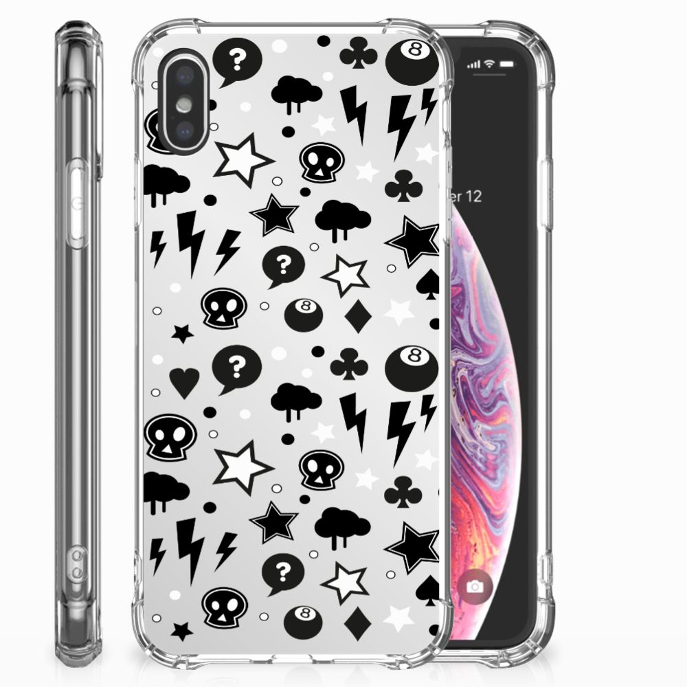 Extreme Case Apple iPhone Xs Max Silver Punk