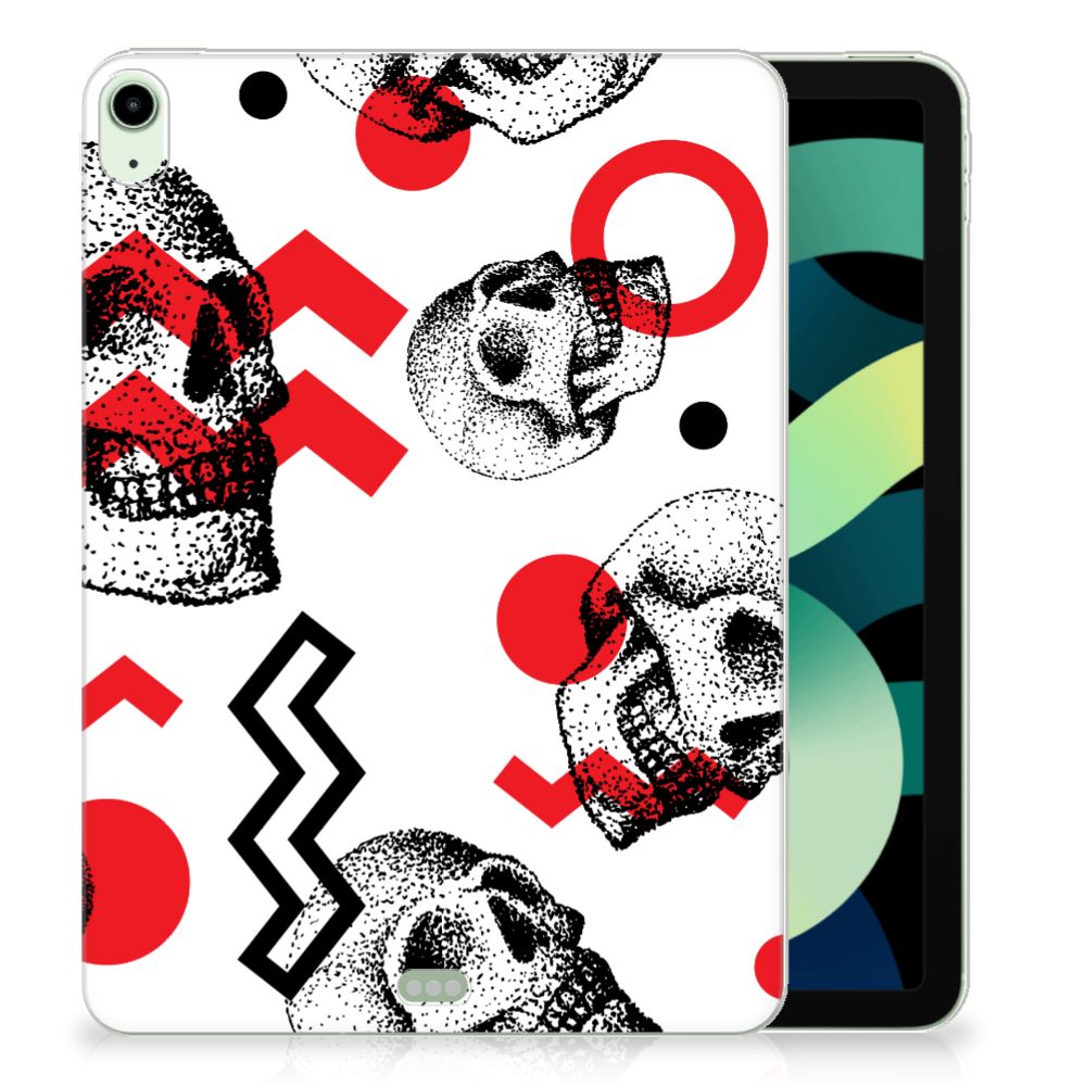 Tablet BackCover iPad Air (2020/2022) 10.9 inch Skull Red
