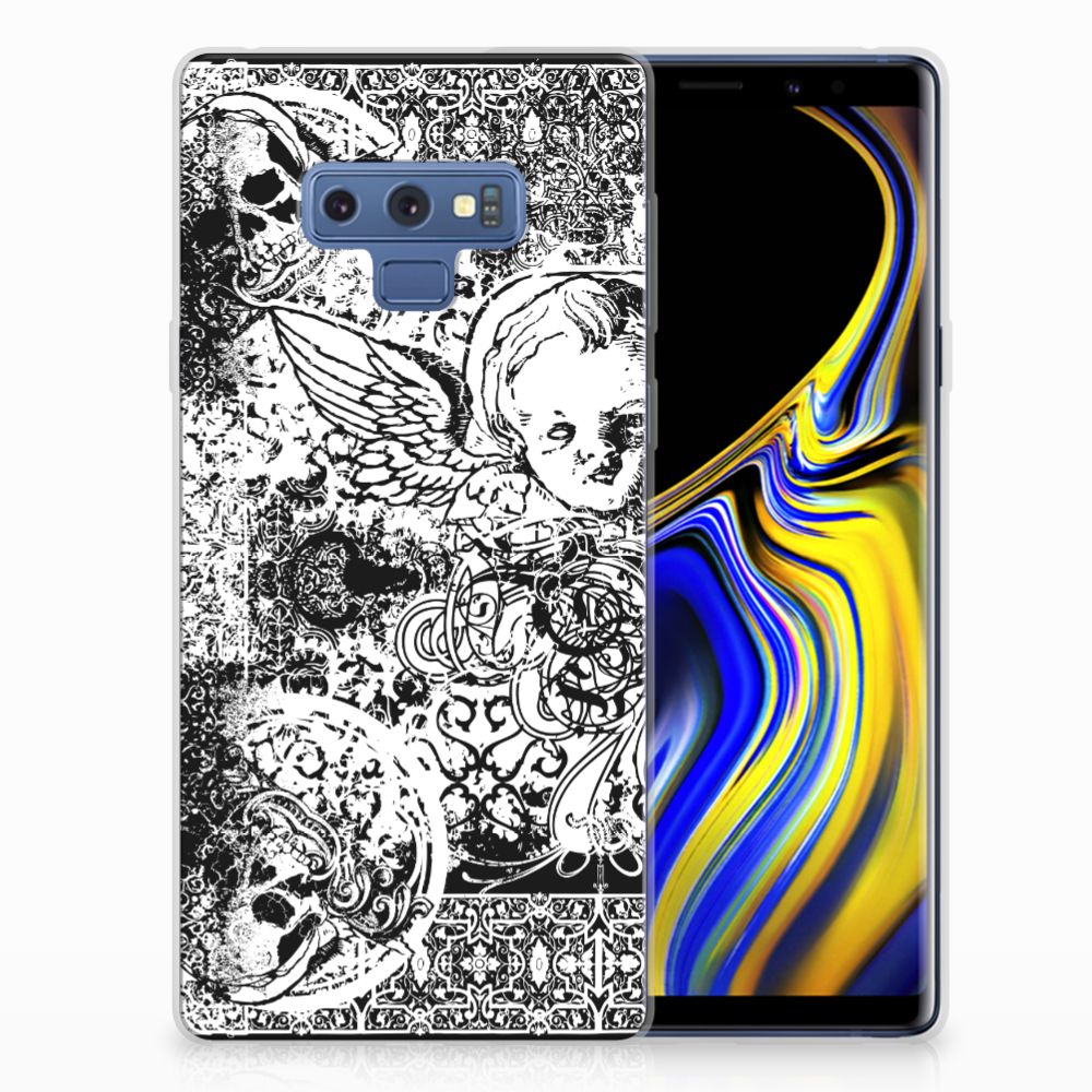 Silicone Back Case Samsung Galaxy Note 9 Skulls Angel