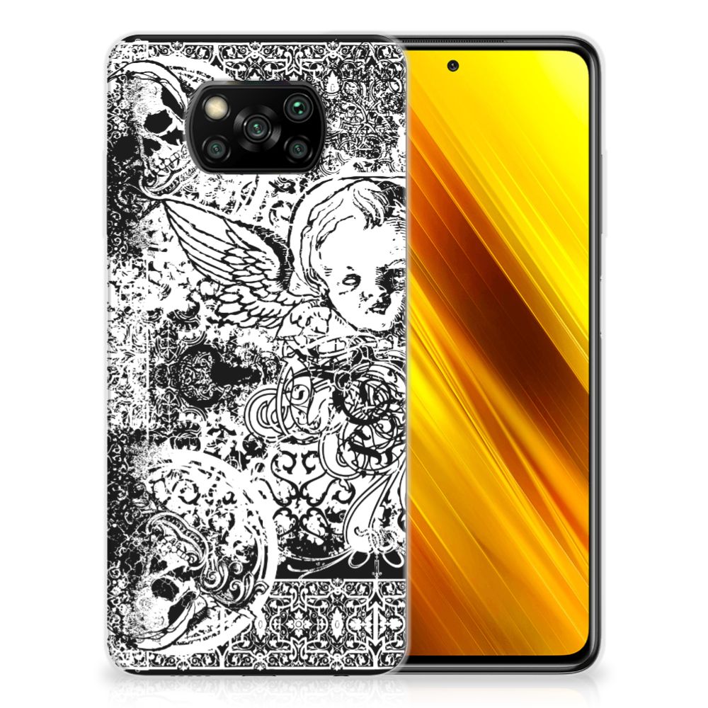 Silicone Back Case Xiaomi Poco X3 | Poco X3 Pro Skulls Angel