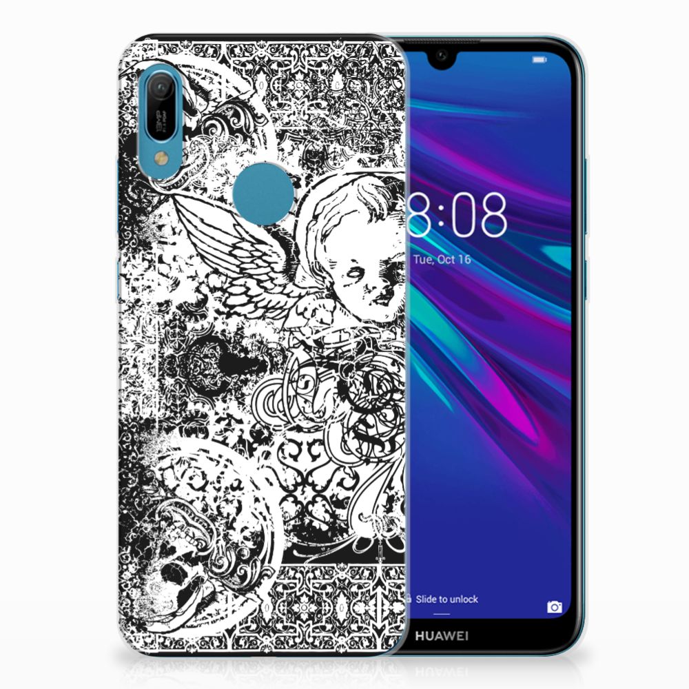Silicone Back Case Huawei Y6 2019 | Y6 Pro 2019 Skulls Angel