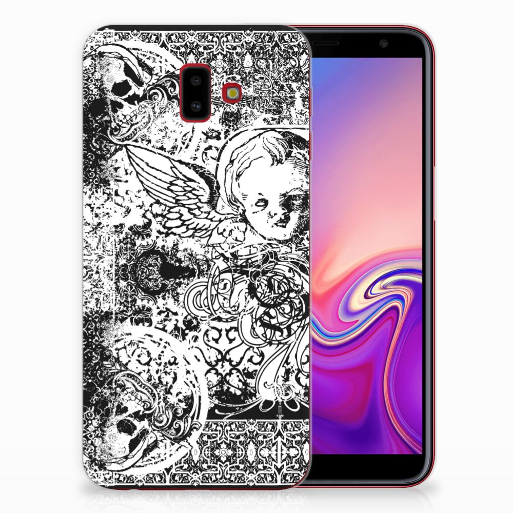 Silicone Back Case Samsung Galaxy J6 Plus (2018) Skulls Angel