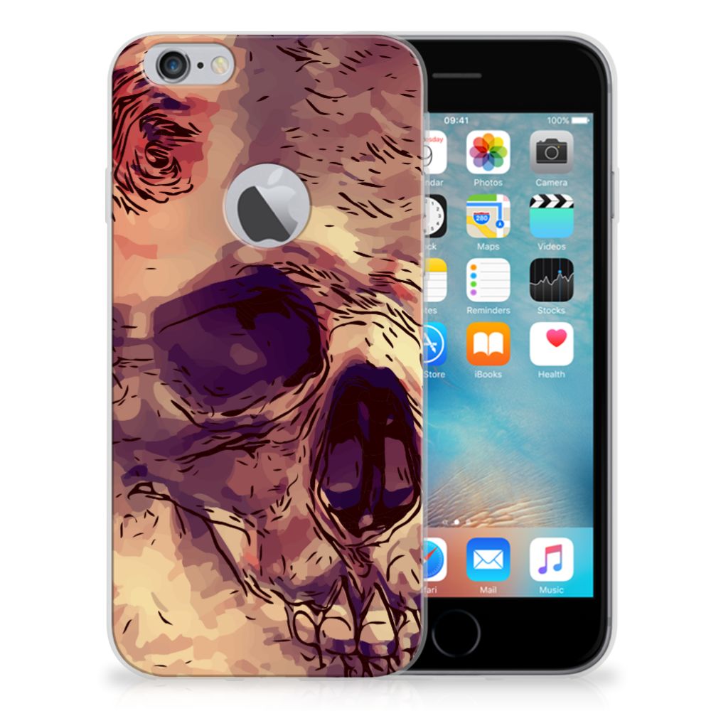 Silicone Back Case Apple iPhone 6 Plus | 6s Plus Skullhead