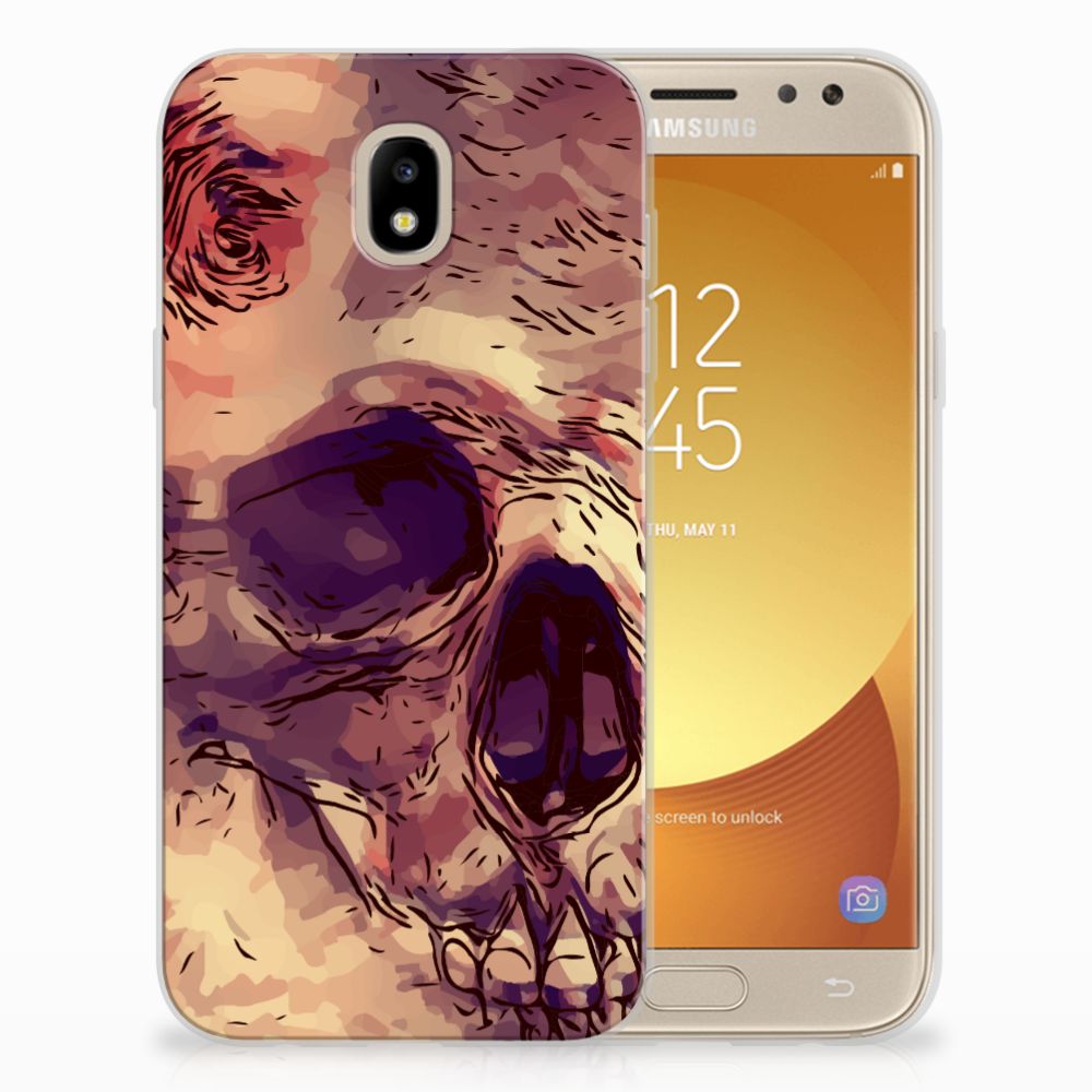 Silicone Back Case Samsung Galaxy J5 2017 Skullhead