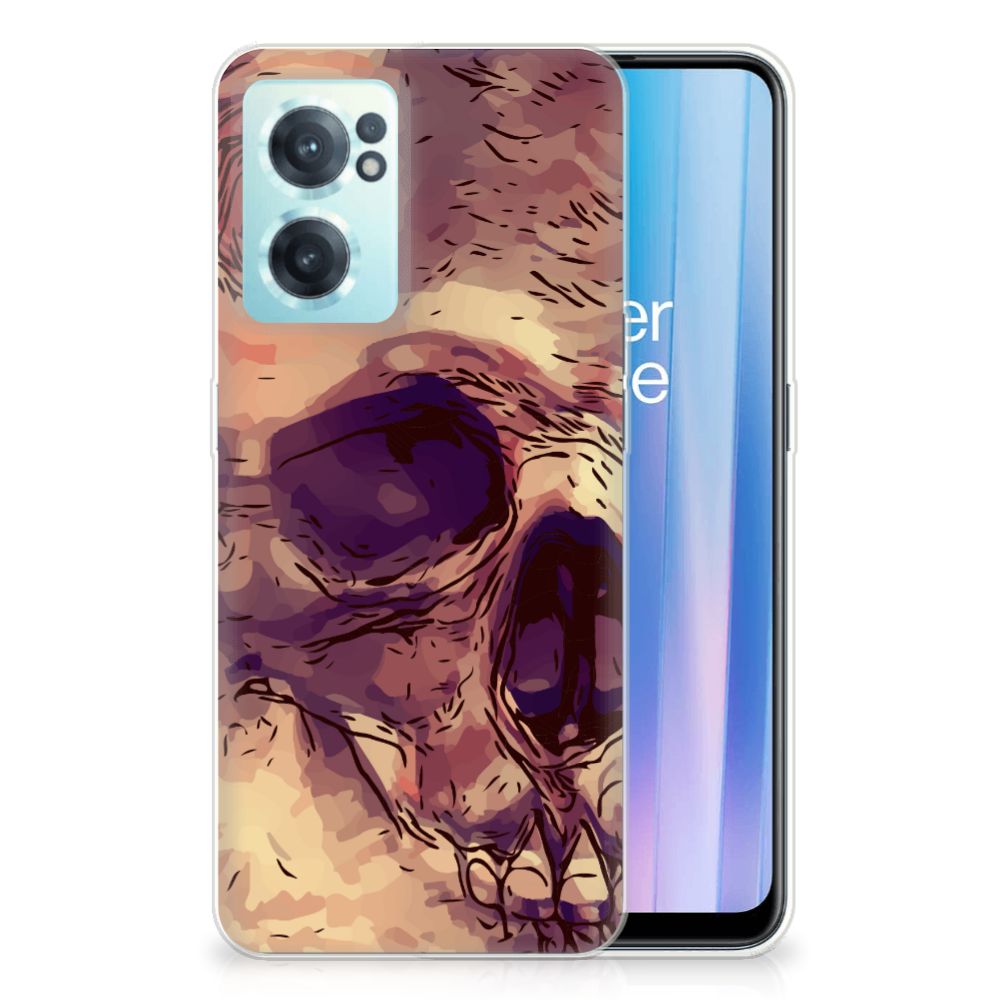 Silicone Back Case OnePlus Nord CE 2 5G Skullhead