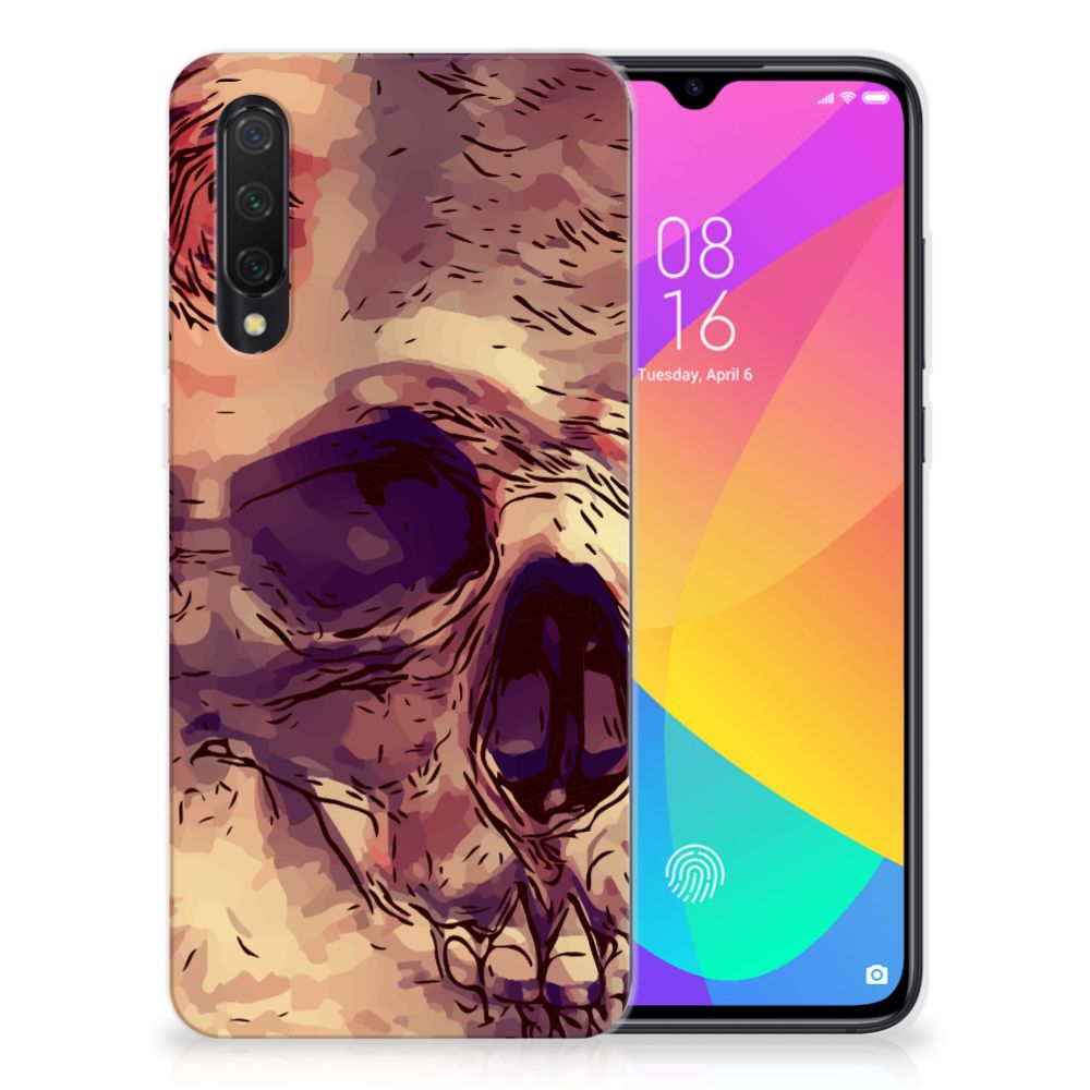 Silicone Back Case Xiaomi Mi 9 Lite Skullhead
