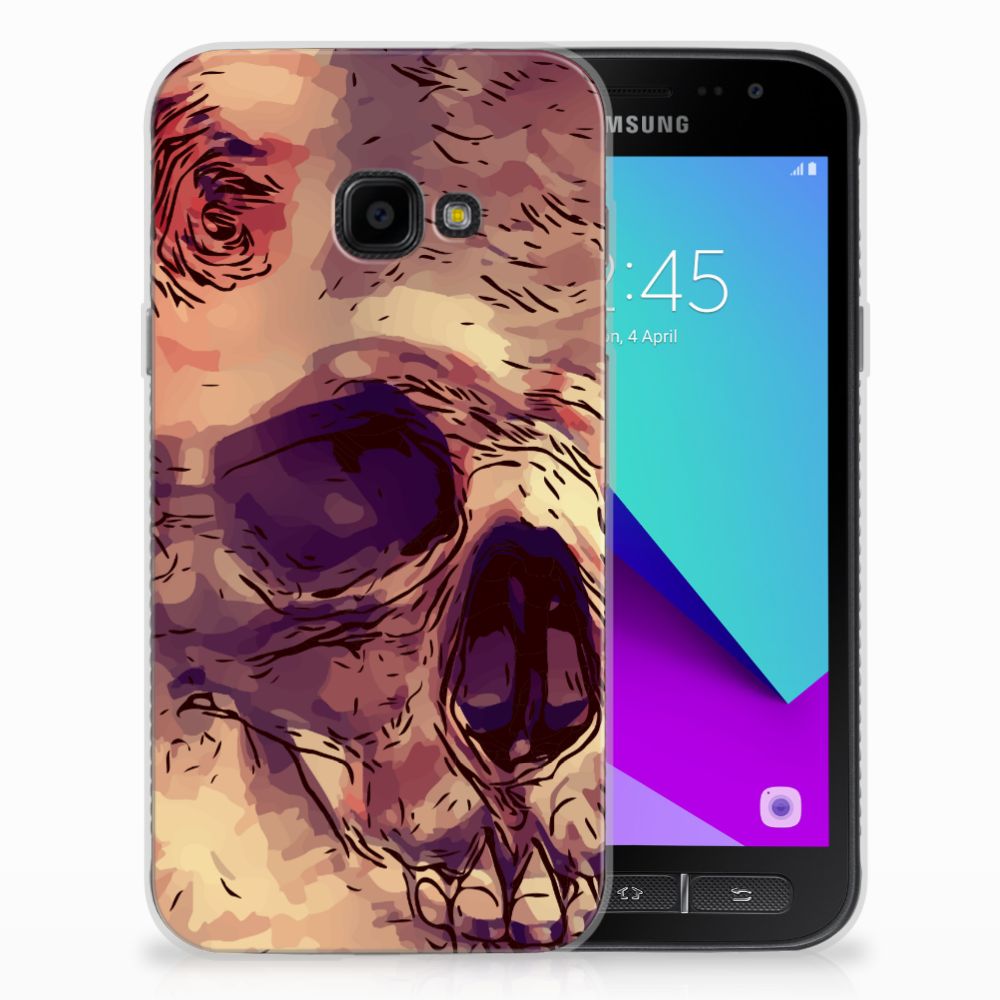 Silicone Back Case Samsung Galaxy Xcover 4 | Xcover 4s Skullhead