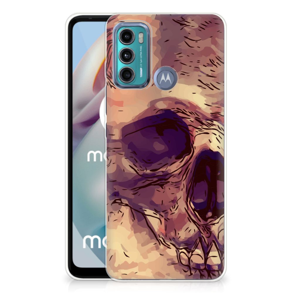 Silicone Back Case Motorola Moto G60 Skullhead