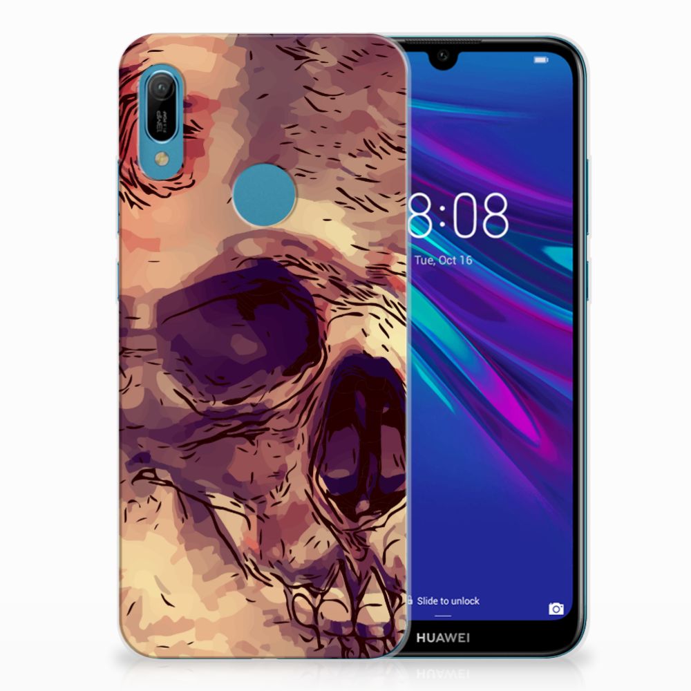 Silicone Back Case Huawei Y6 2019 | Y6 Pro 2019 Skullhead