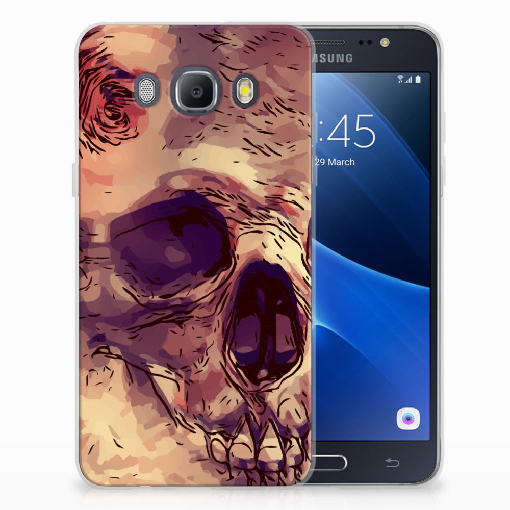 Silicone Back Case Samsung Galaxy J5 2016 Skullhead